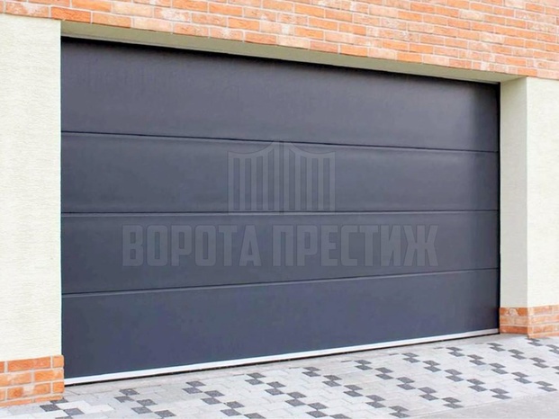 Стальные автоматические  подъемные ворота для гаража ГР-345