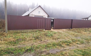 откатные ворота для загородного участка
