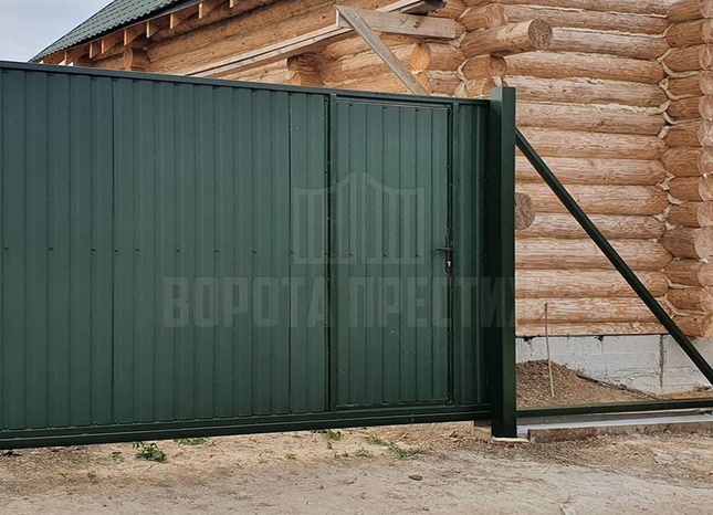 Экономичные механические ворота для частного дома ОТ-250 - фото 2