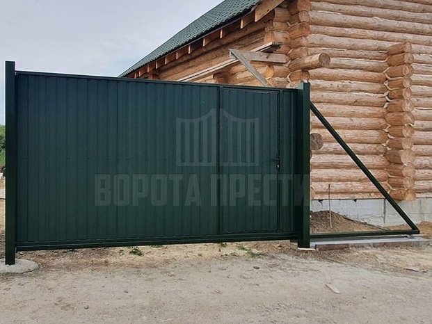 Экономичные механические ворота для частного дома ОТ-250 - фото 4