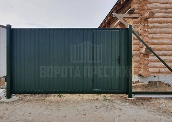 Экономичные механические ворота для частного дома ОТ-250